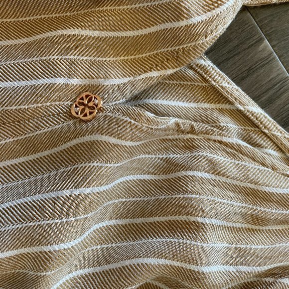 Turquoise Couture - Tan Summer Jump Suit - Picture 6 of 7